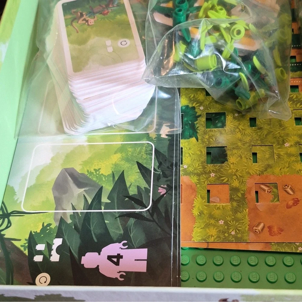 LEGO The Monkey Palace Board Game Used InComplete Set no figures no guarantees